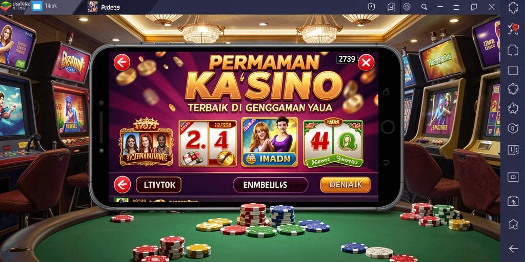 Screenshot gameplay kasino yang seru dan interaktif.
