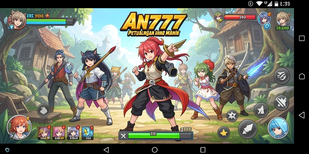 Gameplay seru AN777 dengan karakter Anime yang menarik.