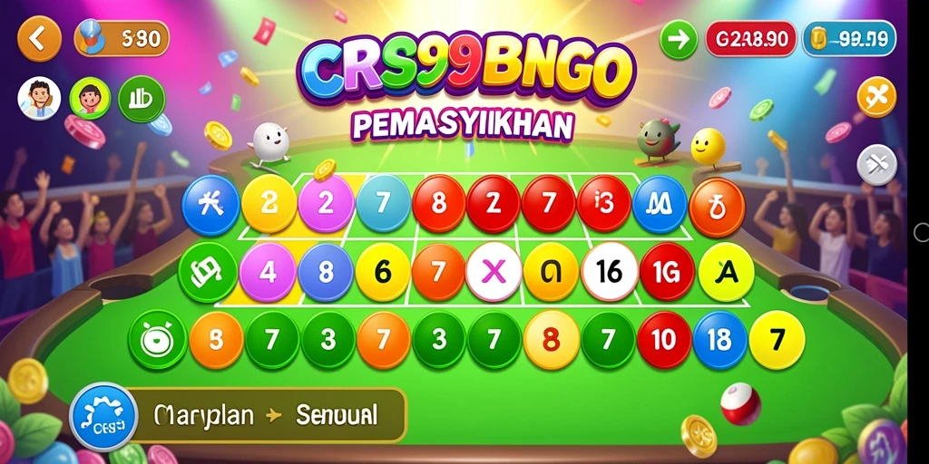 Tampilan gameplay menegangkan dan menarik dalam permainan Bingo.