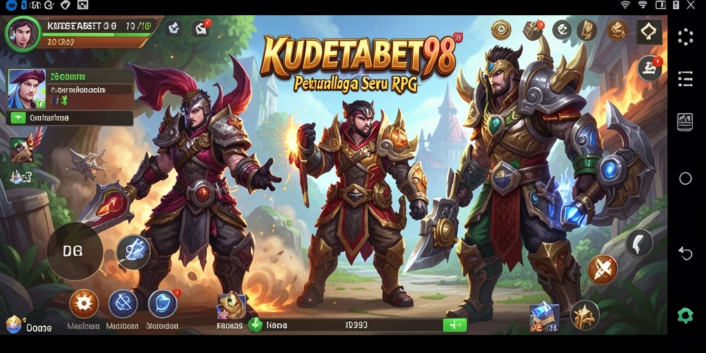 Tampilan gameplay seru dari KUDETABET98 yang penuh aksi dan petualangan.