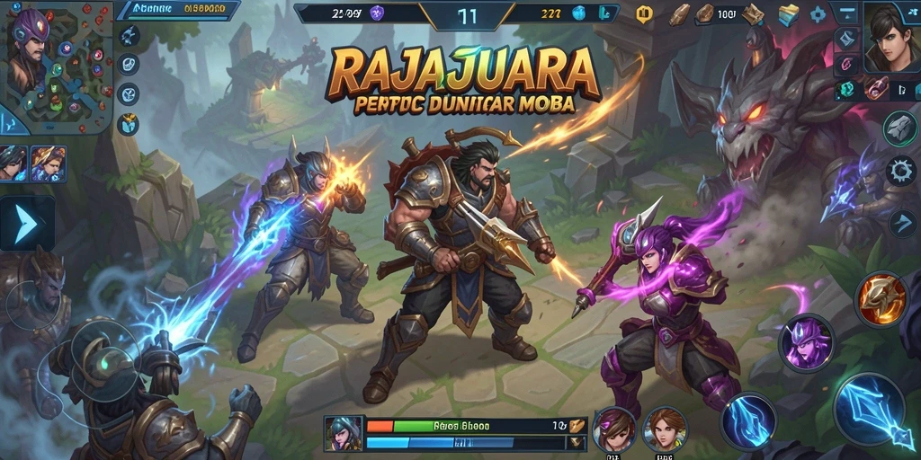 Tampilan seru saat pertarungan tim di RAJAJUARA.