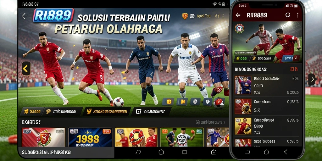 Tampilan screenshot RI889 menunjukkan pengalaman taruhan olahraga yang seru.