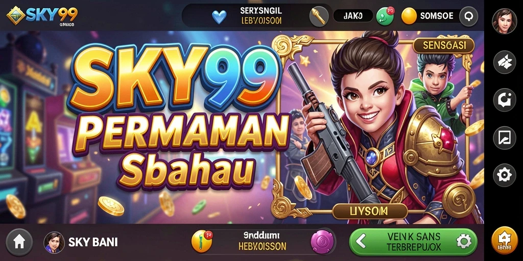 Tampilan menakjubkan dari gameplay Slot di SKY99.