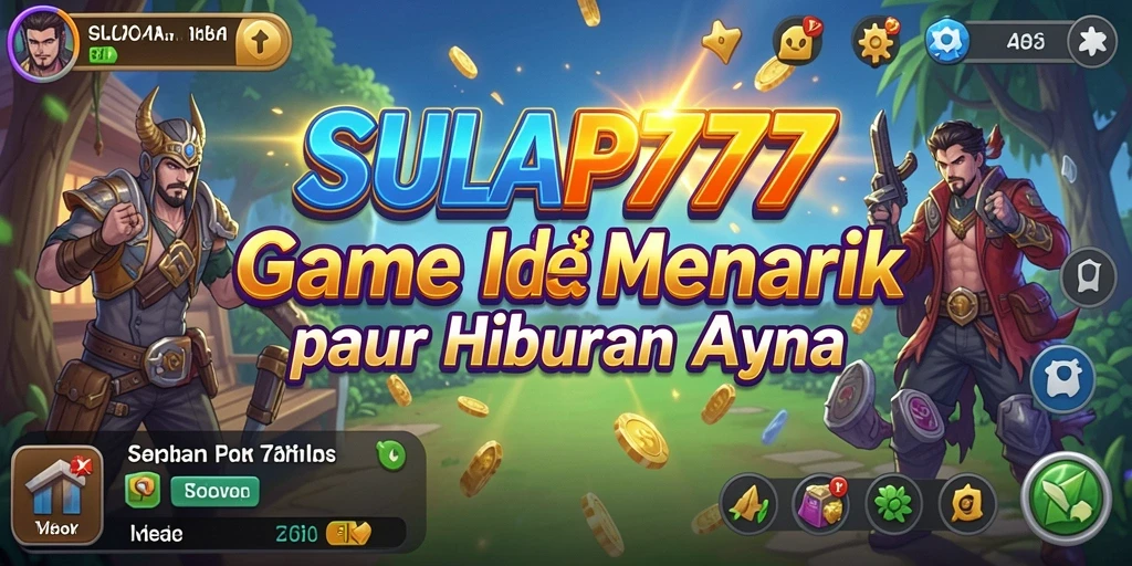 Tampilan gameplay SULAP777 yang mengasyikkan dan penuh warna.