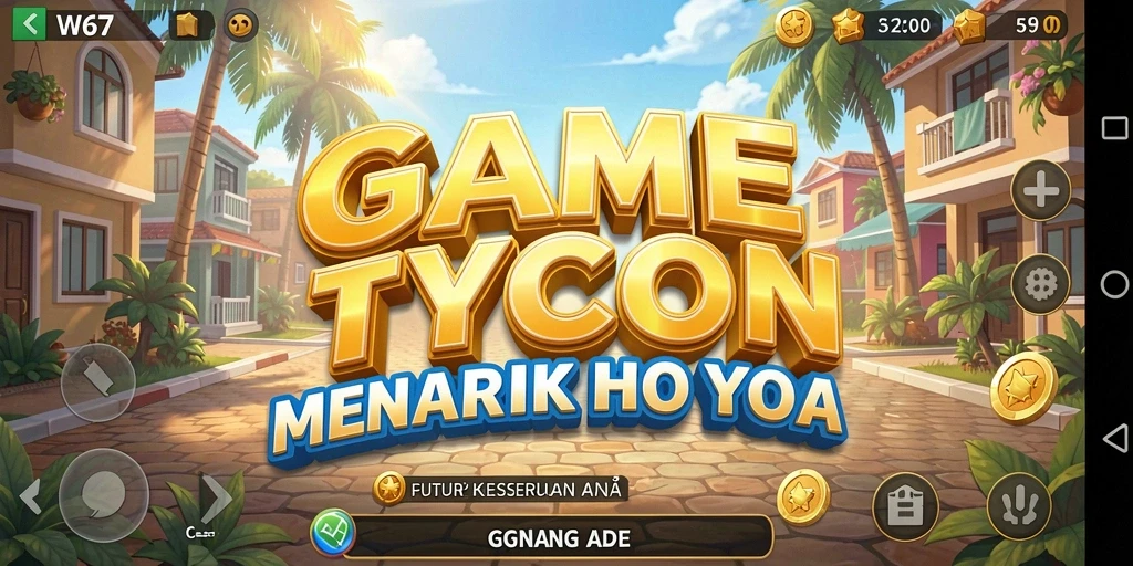 Tampilan gameplay W67 yang menarik dan interaktif.