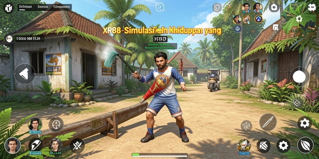 Tampilan gameplay menarik dari XR88 yang penuh interaksi.