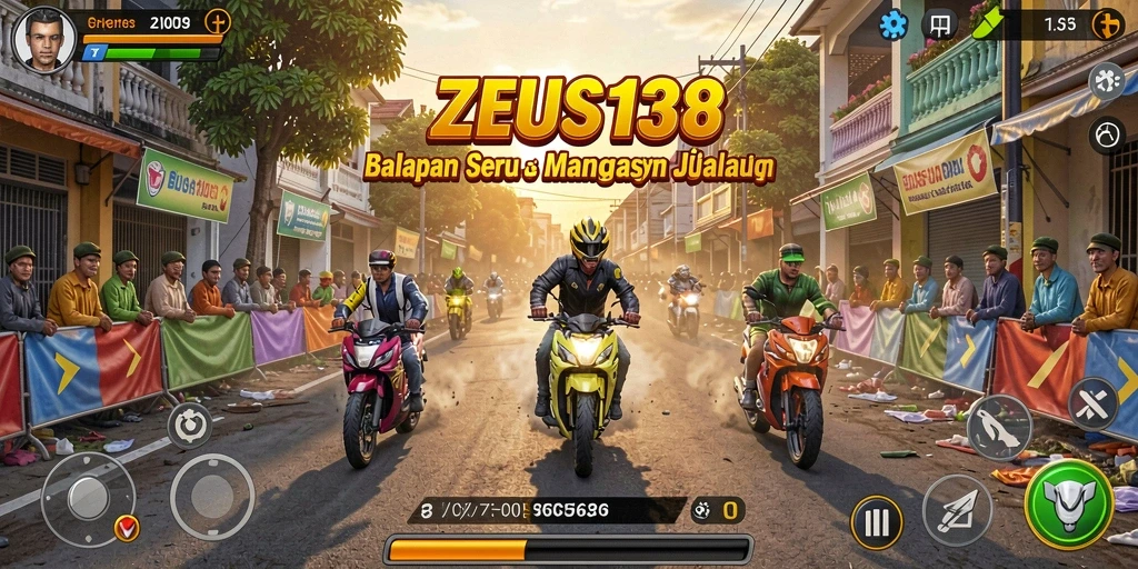 Gameplay balapan seru dan mendebarkan di ZEUS138.
